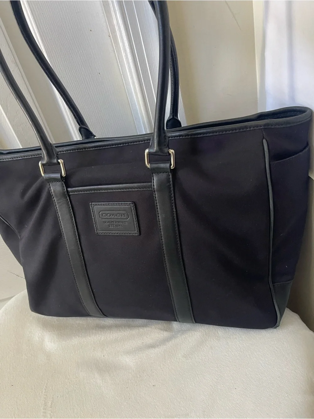 Coach Hampton weekender Canvas Tote bag